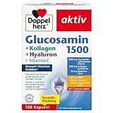 Doppelherz Glucosamin 1500 + Kollagen + Hyaluron – Mit...