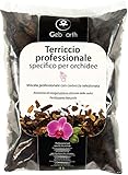 GebEarth - Orchideenerde, Substrat für Orchideen 1 Liter【 Professionelle Erde für alle Orchideen】