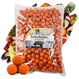 Zite Fishing Futter-Boilies Karpfen-Angeln - 3kg Karpfen-Köder 18mm zum Anfüttern - Verschiedene Aromen von Tutti Frutti bis Vanille