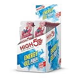HIGH5 Energy Gels Aqua - Schnelle Energiezufuhr mit Sport Gel für Spitzenleistung - Natürlichem Fruchtsaft - Koffeinfrei Energie Gel für Laufen, Running, Marathon, Radsport, Ausdauer (Beere, 20 x 66g)