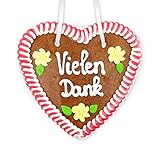 Lebkuchenherz - 14cm - Vielen Dank