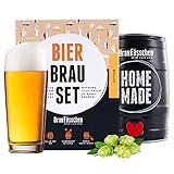 Braufässchen HELLES Bierbrauset zum selber Brauen | im 5L Fass | Leckeres Bier In 7 Tagen gebraut | Perfektes Männergeschenk