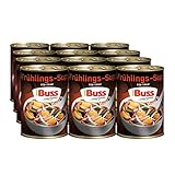 Buss Asia Suppen - Gemüsesuppe nach chinesischer Art - Süß-Sauer mit Ananas und exotischem Gemüse - 12 x 400 g