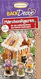 Günthart BackDecor 13 Märchenfiguren aus Zucker für einLebkuchenhaus aus feinem Zuckerguss, 1er Pack (33 gr)(