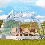 Kuppelpavillon Pop Up Zelt, großer Premium Sofortunterstand für 3-6 Personen, ideal für Camping und Partys, langlebiges wetterbeständiges Design