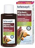 tetesept Rücken-Wärme Bad – Gesundheitsbad mit Wärme-Effekt und Mineralsalzen – Entspannender Badezusatz durchwärmt und entlastet – 1 x 125 ml