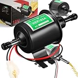 Retoo Elektrische Absaugpumpe Dieselpumpe 12V für Diesel, Öl, Wasser - Ölabsaugpumpe Leistungsstarke Umfüllpumpe - Komplettes Set mit Schläuchen - für schnellen Ölwechsel, Kraftstofftransfer