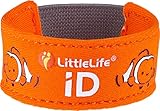 LittleLife Sicherheitsarmband, Kinder iD-Armband mit iD-Karten für Notfallkontakt oder medizinische Informationen