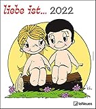 liebe ist… 2022 - Wand-Kalender - 30x34 - Illustrationen - Paar