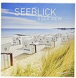 Seeblick 2022 - Broschürenkalender 30x30 cm (30x60 geöffnet) - Kalender mit Platz für Notizen - Sea View - Bildkalender - Wandplaner - Wandkalender