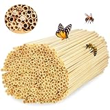 Nisthülsen für Wildbienen 14.5 cm Lang, 300 Stück Nisthülsen für Insektenhotel, Weizenhalme Füllung für Wildbienenhotel, Füllmaterial Insektenhotel, für Bienen, Schmetterlinge und Andere Insekten