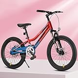 FMBLDM Mountainbike 24-Zoll-Scheibenbremse Stoßdämpfung Mehrfarbiges Pendlerfahrrad für Jugendliche A,24 inches