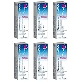 Multipack Set mit Nasenspray Heumann (6x 10ml) 60 ml - Spray bei verstopfter Nase durch Erkältung oder Allergien | Befreit die Atemwege | für Erwachsene und Kinder ab 6 Jahren