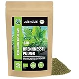 Alpi Nature Brennnessel Pulver BIO 500g, Brennnesselblätter...