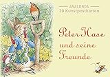 Postkarten-Set Peter Hase: 20 Kunstpostkarten aus hochwertigem Karton. ca. € 0,25 pro Karte (Anaconda Postkarten, Band 24)
