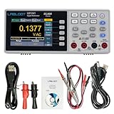Labloot LB1241 Mini-Akku-Tisch-Digitalmultimeter, 3,7-Zoll-LCD-Desktop-Digitalmultimeter True RMS-Temperaturtester