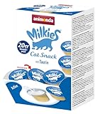 animonda Vom Feinsten Milkies Active, Katzenmilch portioniert, 4 x 20 Cups à 15 g