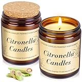 Citronella Kerze Outdoor Groß 240 Stunden Brenndauer aus...