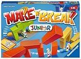 Ravensburger 22009 - Make 'n' Break Junior - Gesellschaftsspiel für die ganze Familie mit Bausteinen, Junior Version, Spiel für Erwachsene und Kinder ab 5 Jahren, für 2-5 Spieler