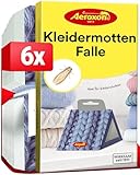 Aeroxon Kleidermottenfalle 6 Stück - Mottenfalle...
