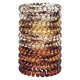 JessLab Spirale Haargummis, 10 Stück Spurlos Telefonkabel...