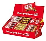 NESTLÉ KITKAT & LION Süßigkeiten-Mix, Schokoriegel-Box mit 6 verschiedenen Sorten, insgesamt 68 Riegel, 1er Pack (1x2.8 kg) (Verpackung kann variieren)