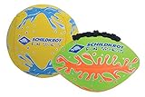 Schildkröt Mini-Ball-Duo Pack, Set bestehend aus 1 Volley und 1 American Football, Ø 9 cm, griffig und salzwasserfest, ideal für Strand und Wasser, 970282