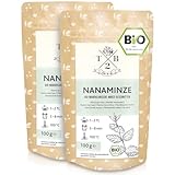 T2B Nanaminze, Nana-Minze Bio geschnitten – Marokkanischer Minztee – Vorratspack 2×100 g