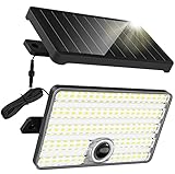 FLOWood Solarlampen für Außen, 100LED Superhelle 2000LM...