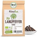 Langpfeffer ganz BIO | 50g | bengalischer Langer Pfeffer | Stangenpefffer | Piper longum