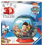 Ravensburger 3D Puzzle 12186 - Puzzle-Ball Paw Patrol - Puzzleball aus dreidimensionalen Puzzleteilen -Geschenkidee für Kinder ab 6 Jahren