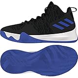 adidas Herren Explosive Flash Basketballschuhe, Schwarz (Negbás/Azalre 000)