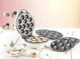 Rosenstein & Söhne Donatmaker: 3in1-Donut-, Cupcake- und Cakepop-Maker mit Antihaftbeschichtung (Cake Pop Maker 3 in 1, Donut Muffin & Cake Pop Maker, Geschenkideen)