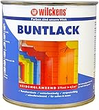 Wilckens Kunstharz Buntlack für Innen und Außen, seidenglänzend, 375 ml, RAL 7016 Anthrazitgrau