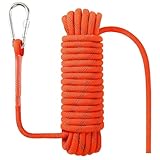 NorthPada 12 mm 10 Meter Schwimmseil Anker Festmacher Tauwerk Bootsseil Marine Seil Dock Line Kajak Kanu Abschleppleine Reflektierend Rot