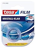 tesafilm kristall-klar 1 Rolle Klebeband 10m:19mm mit Abroller