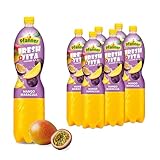 Pfanner Mango Maracuja Fruchtgetränk (6 x 1,5 l) - 10 % Fruchtgehalt – exotisches Getränk im Vorratspack – mit Vitamin B, C und E