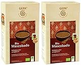 GEPA Bio Mascobado Vollrohrzucker 2000g (2 x 1000g) Fair Trade Zucker unraffiniert