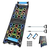 Push-Up Liegestütz-Brett, 24 in 1 Multifunktional Sport Geräte Trainingsgeräte Fitnessgeräte für Zuhause, Krafttraining Zuhause Sportgeräte Fitness-Rack für Ganzkörper-Training Effektive Liegestützen