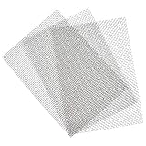 TIMESETL 304 Edelstahl Drahtgewebe Edelstahlgewebe 6 Mesh, 3er Wire Mesh 30 x 21cm Maschendraht Filtersieb Blatt Filtrationstuch - A4 (210 x 300mm)