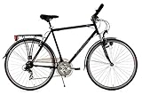 KS Cycling Herren Fahrrad Trekkingrad Vegas RH 53 cm Multipositionslenker, Schwarz, 28