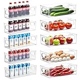 Kühlschrank Organizer Set,10er Set (2 Größe) Kühlschrank...