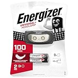 Energizer Stirnlampe LED, Universal Plus Nachtsicht Kopflampe für Camping, Outdoor, Angeln und Wandern, 1 Stück