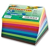 Faltblätter 'Midi', 500 Blatt,10 Farben, 7,5x7,5cm
