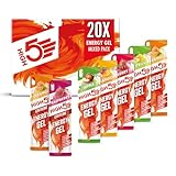 HIGH5 Sport Gel Running Pack – Energiebeutel für schnellen Kraftstoff – Natürlicher Fruchtsaft & koffeinfrei – Perfekt für intensives Training: Laufen, Radfahren, Ironman, Fußball (verschiedene