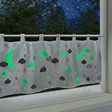 Delindo Lifestyle Scheibengardine fluoreszierend Dream,...