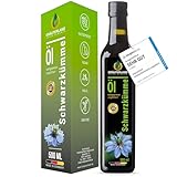 Kräuterland Schwarzkümmelöl 500ml, kaltgepresst &...