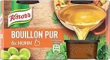 Knorr Bouillon Pur Huhn leckere Hühnerbouillon mit vollem...