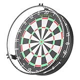 STASUN 360°Dart Beleuchtung,Weiße LED Dartscheibe Licht,Bnehmbar Dartboard Lighting System,12W 6500K Magnetisches Dart Lichtring und Zubehör für Das Gesamte Board