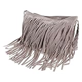 VALICLUD Handtaschen Handtasche Für Damen Paquete De Camisetas Para Mujer Umhängetasche Hängetasche Polyester-Tasche Fransentasche Damen-Hängetasche Graue Umhängetasche Für